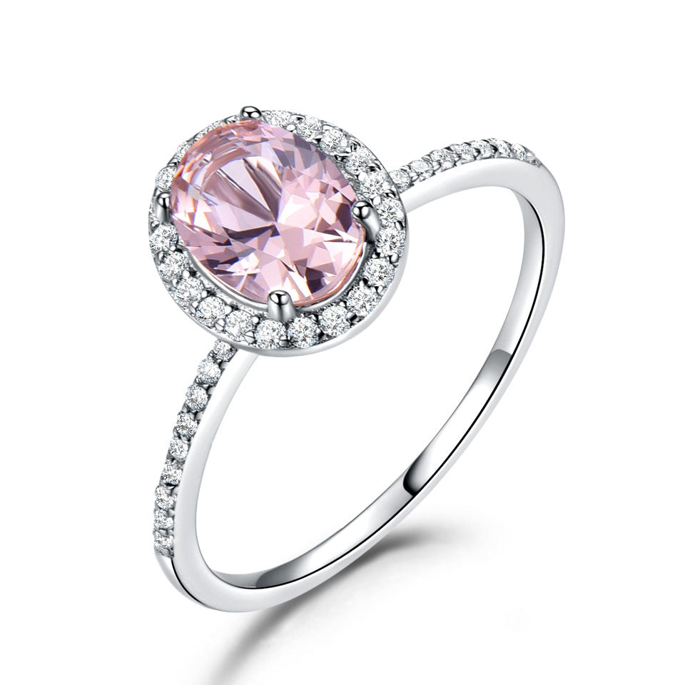 Oval Classic  Morganite Ring